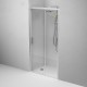 Душевая дверь AM.PM Gem 110 W90G-110-1-195MT профиль Хром матовый стекло прозрачное