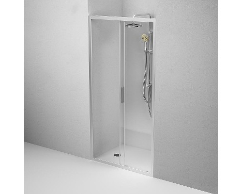 Душевая дверь AM.PM Gem 110 W90G-110-1-195MT профиль Хром матовый стекло прозрачное