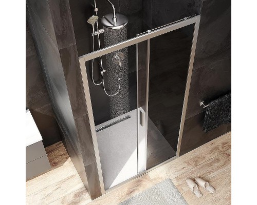 Душевая дверь AM.PM Gem 110 W90G-110-1-195MG профиль Хром матовый стекло тонированное-прозрачное