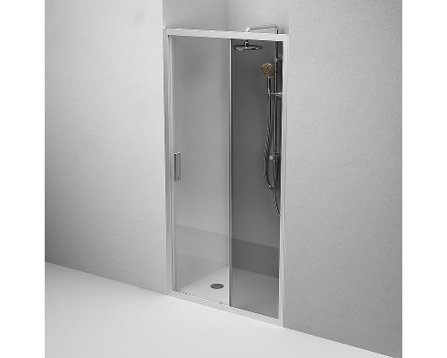 Душевая дверь AM.PM Gem 110 W90G-110-1-195MG профиль Хром матовый стекло тонированное-прозрачное