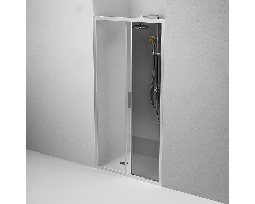 Душевая дверь AM.PM Gem 110 W90G-110-1-195MG профиль Хром матовый стекло тонированное-прозрачное