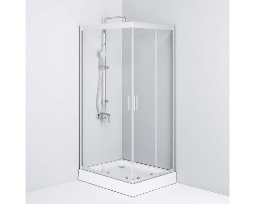 Душевой уголок AM.PM Gem 120x80 W90G-404-120280-MT профиль Хром матовый стекло прозрачное