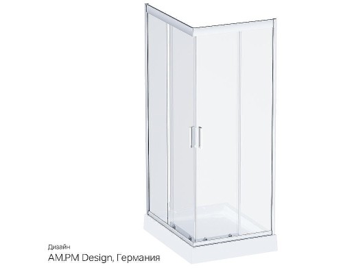 Душевой уголок AM.PM Gem 120x80 W90G-404-120280-MT профиль Хром матовый стекло прозрачное