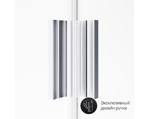 Душевой уголок AM.PM Gem 120x80 W90G-404-120280-MT профиль Хром матовый стекло прозрачное