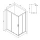 Душевой уголок AM.PM Gem 120x80 W90G-404-120280-MT профиль Хром матовый стекло прозрачное