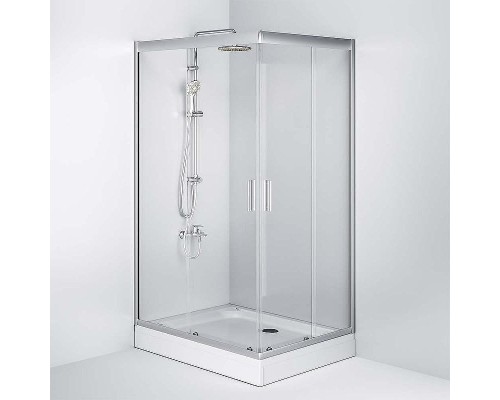 Душевой уголок AM.PM Gem 120x90 W90G-404-120290-MT профиль Хром матовый стекло прозрачное