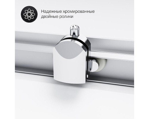 Душевой уголок AM.PM Gem 120x90 W90G-404-120290-MT профиль Хром матовый стекло прозрачное