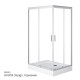 Душевой уголок AM.PM Gem 120x90 W90G-404-120290-MT профиль Хром матовый стекло прозрачное