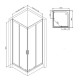 Душевой уголок AM.PM Gem 90х90 W90G-403-090BT профиль Черный матовый стекло прозрачное