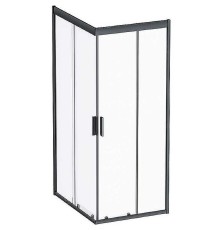 Душевой уголок AM.PM Gem 100х80 W90G-404-100280-BT профиль Черный матовый стекло прозрачное