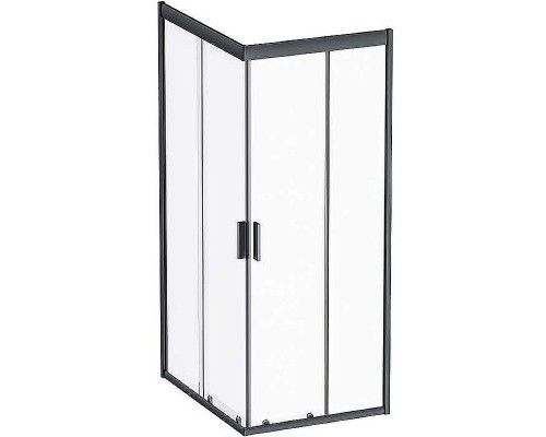 Душевой уголок AM.PM Gem 100х80 W90G-404-100280-BT профиль Черный матовый стекло прозрачное