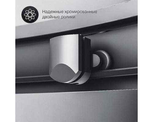 Душевой уголок AM.PM Gem 100х80 W90G-404-100280-BT профиль Черный матовый стекло прозрачное