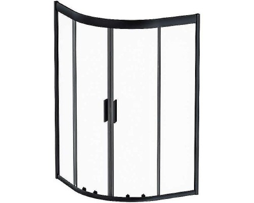 Душевой уголок AM.PM Gem 90х90 W90G-401A090BT профиль Черный матовый стекло прозрачное