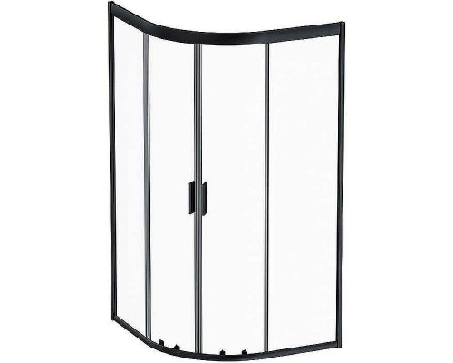 Душевой уголок AM.PM Gem 100х100 W90G-401-100BT профиль Черный матовый стекло прозрачное