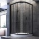 Душевой уголок AM.PM Gem 100х100 W90G-401-100BT профиль Черный матовый стекло прозрачное