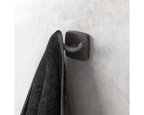 Комплект душевого уголка с душевой системой и аксессуарами AM.PM Gem 80x80 WK90EM профиль Черный матовый стекло прозрачное