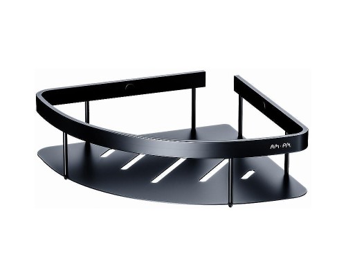 Комплект душевого уголка с душевой системой и аксессуарами AM.PM Gem 80x80 WK90EM профиль Черный матовый стекло прозрачное