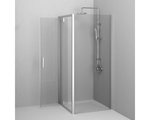 Душевой уголок AM.PM Gem 90х90 W90G-404-9090-MT профиль Хром матовый стекло прозрачное