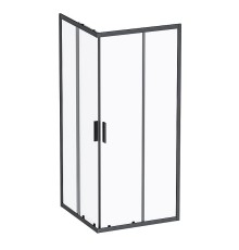Душевой уголок AM.PM Gem S 90х90 W93G-403-090BT профиль Черный матовый стекло прозрачное