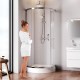Душевой уголок AM.PM Like 95х95 W83G-333-095CT профиль Хром глянцевый стекло прозрачное