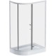 Душевой уголок AM.PM Like 120x80 W83UG-302U120MT профиль Хром матовый стекло прозрачное