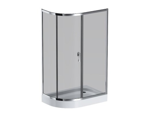 Душевой уголок AM.PM Like 120x80 W83UG-302U120CG профиль Хром глянцевый стекло тонированное