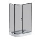 Душевой уголок AM.PM Like 120x80 W83UG-302U120CG профиль Хром глянцевый стекло тонированное