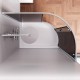 Душевой уголок AM.PM Like 120x80 W83UG-302U120CG профиль Хром глянцевый стекло тонированное