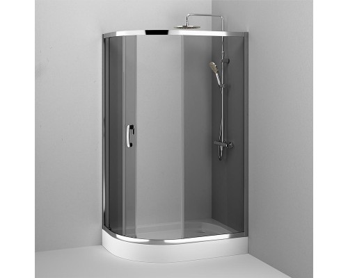 Душевой уголок AM.PM Like 120x80 W83UG-302U120CG профиль Хром глянцевый стекло тонированное