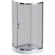 Душевой уголок AM.PM Like 90x90 W83UG-315-090CG профиль Хром глянцевый стекло тонированное