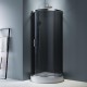 Душевой уголок AM.PM Like 95x95 W83UG-333-095CG профиль Хром глянцевый стекло тонированное