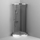 Душевой уголок AM.PM Like 95x95 W83UG-333-095CG профиль Хром глянцевый стекло тонированное