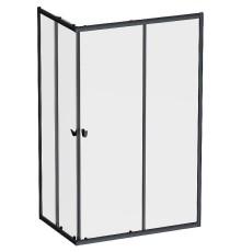 Душевой уголок AM.PM Sunny 120х80 W87G-403-12080-BT профиль Черный матовый стекло прозрачное