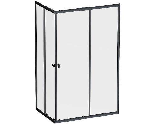 Душевой уголок AM.PM Sunny 120х80 W87G-403-12080-BT профиль Черный матовый стекло прозрачное