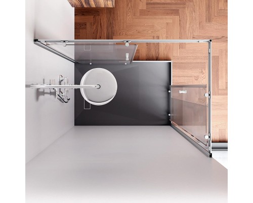 Душевой уголок AM.PM Sunny 120х80 W87G-403-12080-MT профиль Хром матовый стекло прозрачное