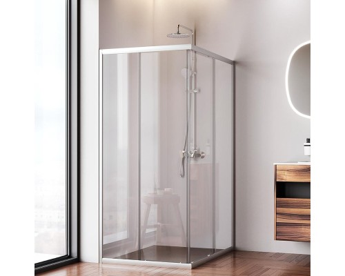 Душевой уголок AM.PM Sunny 120х90 W87G-403-12090-MT профиль Хром матовый стекло прозрачное