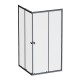Душевой уголок AM.PM Sunny 120х90 W87G-403-12090-BT профиль Черный матовый стекло прозрачное