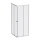 Душевой уголок AM.PM Sunny 80х80 W87G-403-8080-MT профиль Хром матовый стекло прозрачное