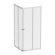 Душевой уголок AM.PM Sunny 90х90 W87G-403-9090-MT профиль Хром матовый стекло прозрачное