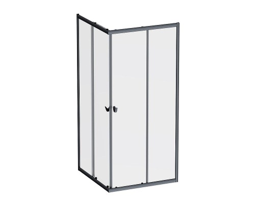 Душевой уголок AM.PM Sunny 90х90 W87G-403-9090-BT профиль Черный матовый стекло прозрачное