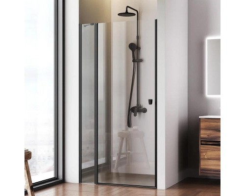 Душевая дверь AM.PM Sunny 100 W87G-100-1P-BT профиль Черный матовый стекло прозрачное
