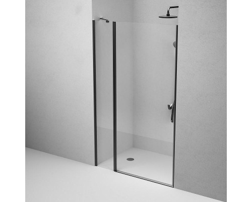 Душевая дверь AM.PM Sunny 120 W87G-120-1P-BT профиль Черный матовый стекло прозрачное