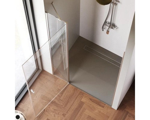 Душевая дверь AM.PM Sunny 120 W87G-120-1P-MT профиль Хром матовый стекло прозрачное