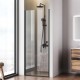 Душевая дверь AM.PM Sunny 80 W87G-80-1P-BT профиль Черный матовый стекло прозрачное