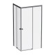 Душевой уголок AM.PM X-Joy 100х80 W94G-403-100280-BT1K профиль Черный матовый стекло прозрачное