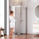 Душевой уголок AM.PM X-Joy 100х80 W94G-403-100280-MT1K профиль Хром матовый стекло прозрачное