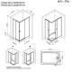 Душевой уголок AM.PM X-Joy 120х80 W94G-403-120280-BT1K профиль Черный матовый стекло прозрачное