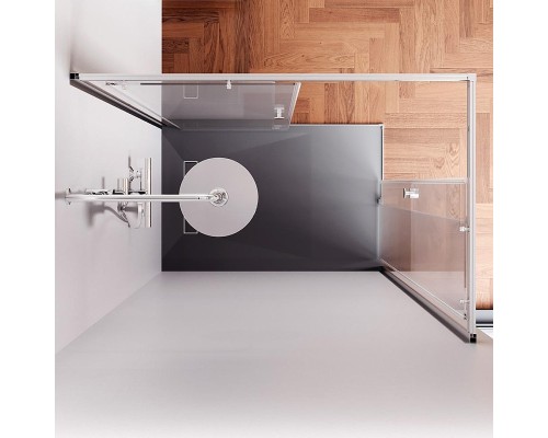 Душевой уголок AM.PM X-Joy 120х80 W94G-403-120280-MT1K профиль Хром матовый стекло прозрачное