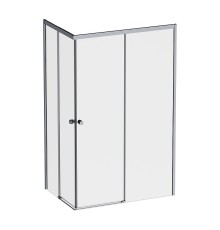 Душевой уголок AM.PM X-Joy 120х90 W94G-403-120290-BT1K профиль Черный матовый стекло прозрачное