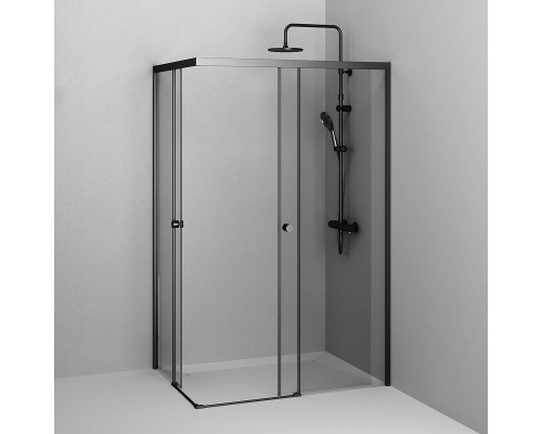 Душевой уголок AM.PM X-Joy 120х90 W94G-403-120290-BT1K профиль Черный матовый стекло прозрачное